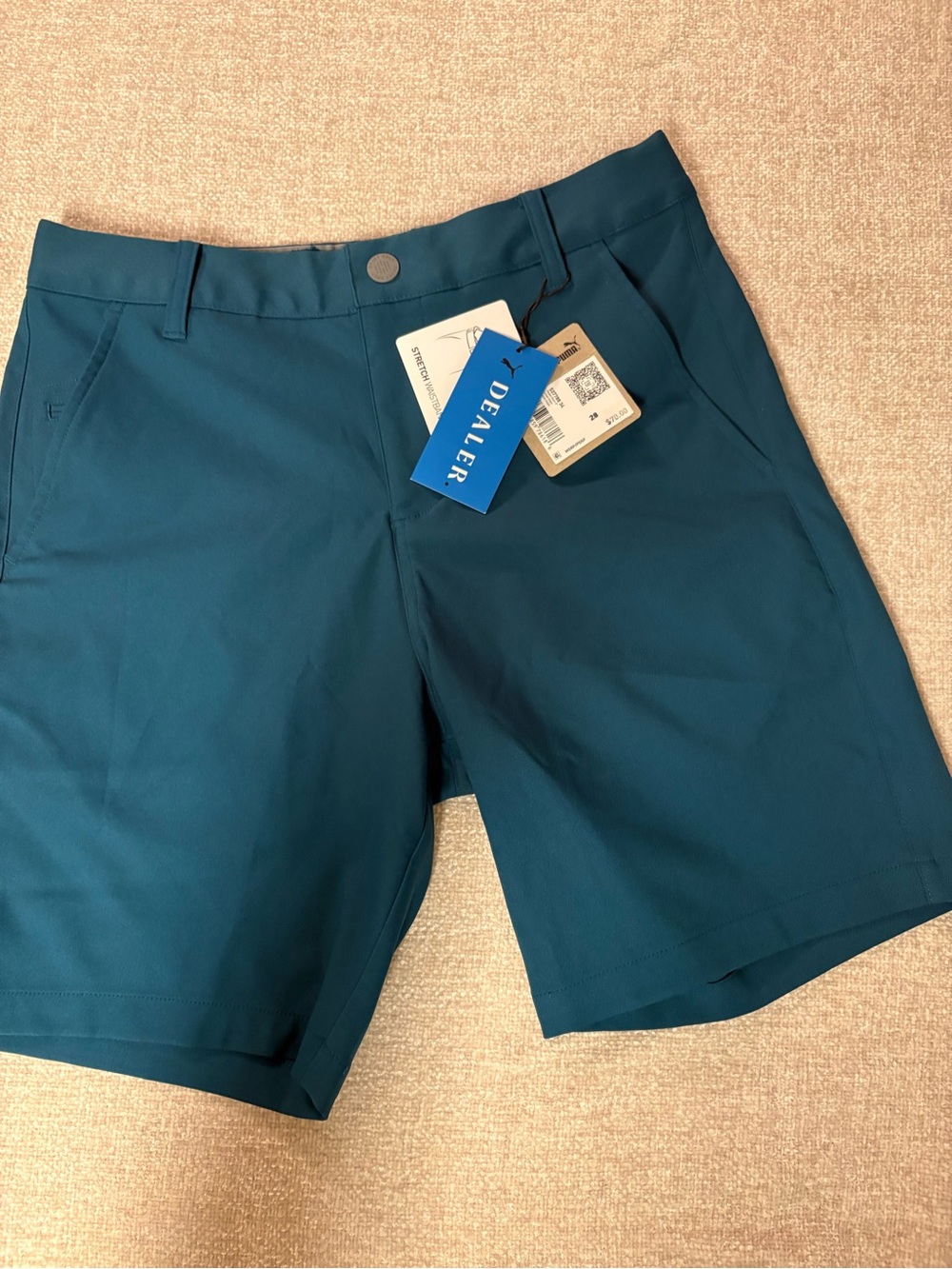 NWT Puma Men's Dealer Enjoy Golf Flat-Front Performance Shorts Size 28/8